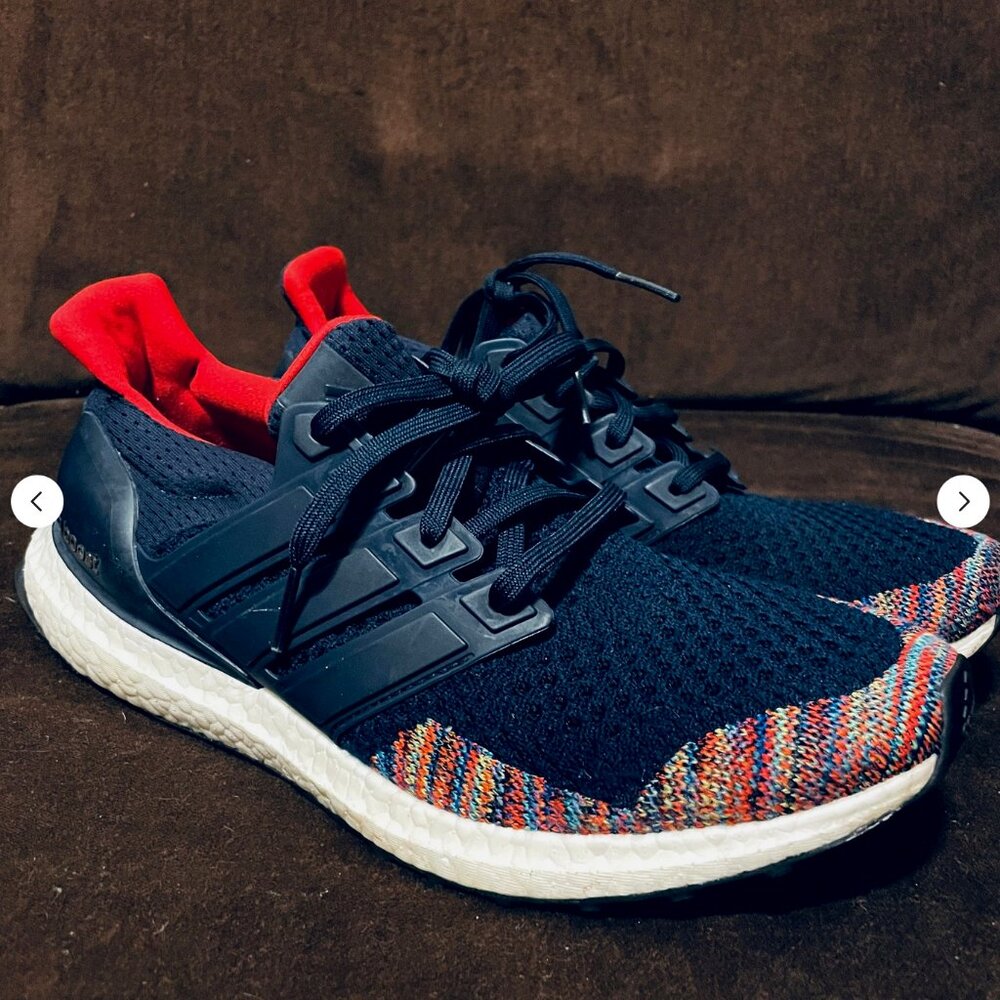 Adidas Ultra Boost 1.0 Multi-color BB7801 Mens 10 US 44 EUR 9.5 UK Indigo Navy
